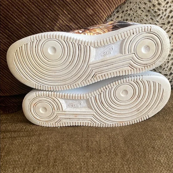 Nike Air Force One Michael Jackson Thriller Bad. Custom Hand Painted. Men’s 10.5 - Picture 11 of 13